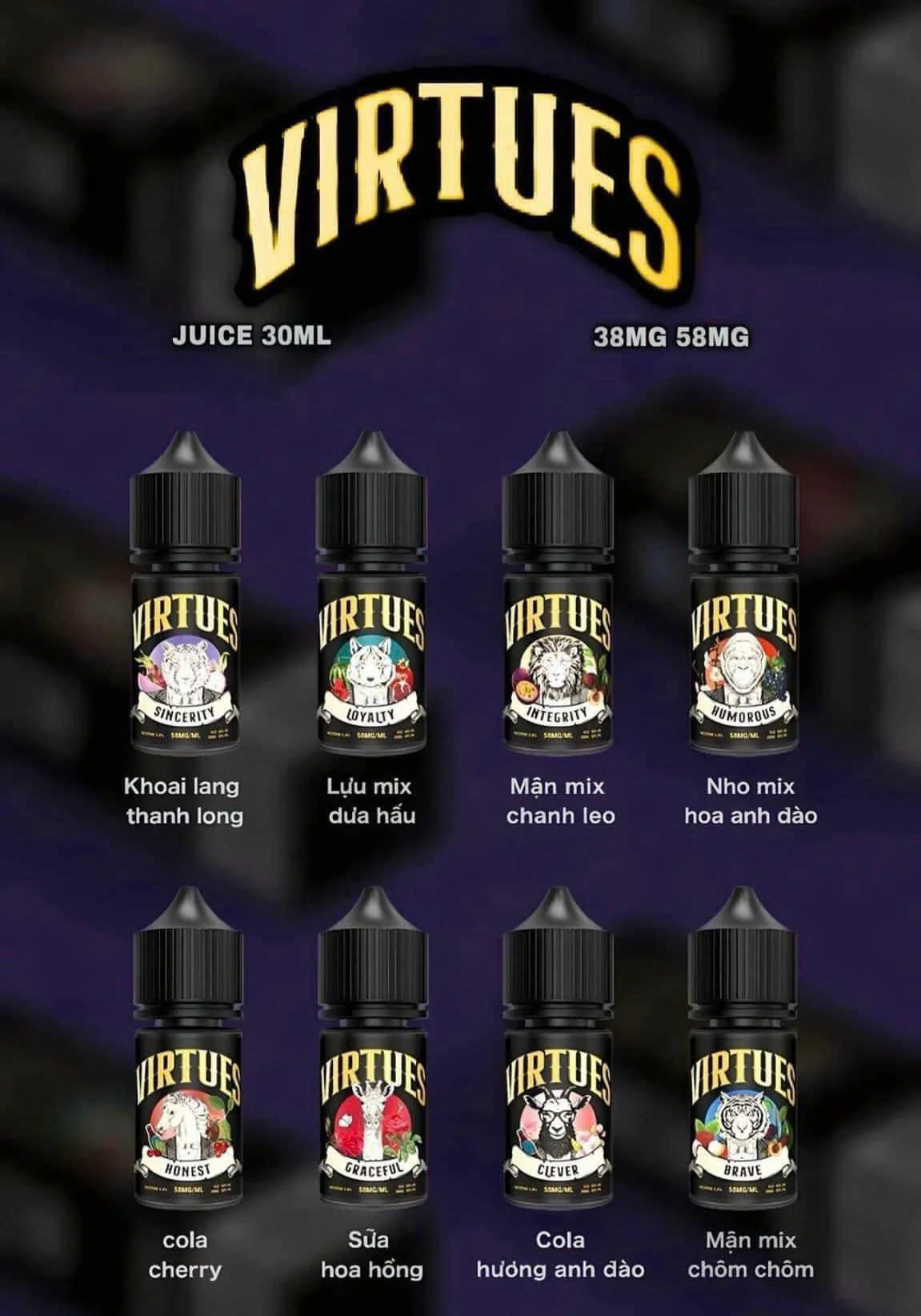 Virtues - Salt Nic 30ml